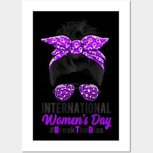 International Womens Day Break The Bias 8 March Posters and Art